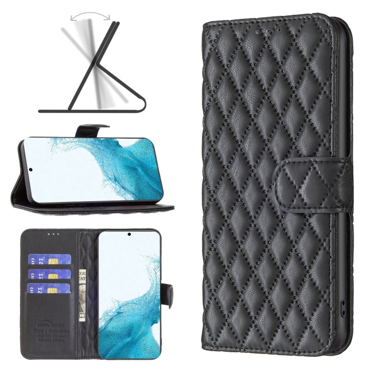 Diamond Lattice Wallet Leather Flip Phone Case, For Samsung Galaxy S22 5G, For Samsung Galaxy S22 Ultra 5G, For Samsung Galaxy S22 Plus 5G, For Samsung Galaxy S21 5G