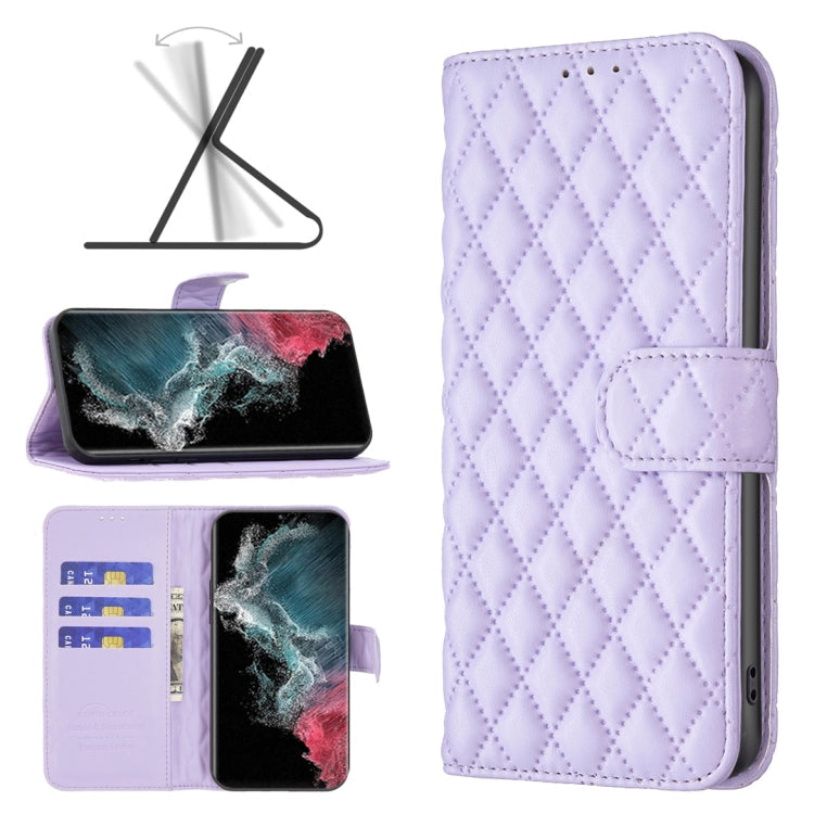 Diamond Lattice Wallet Leather Flip Phone Case, For Samsung Galaxy S22 5G, For Samsung Galaxy S22 Ultra 5G, For Samsung Galaxy S22 Plus 5G, For Samsung Galaxy S21 5G