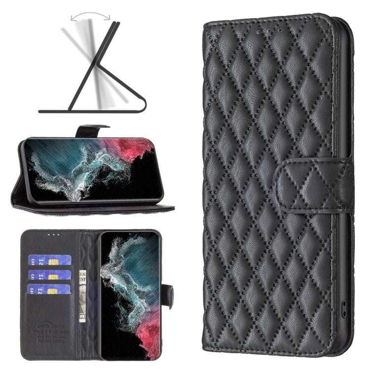 Diamond Lattice Wallet Leather Flip Phone Case, For Samsung Galaxy S22 5G, For Samsung Galaxy S22 Ultra 5G, For Samsung Galaxy S22 Plus 5G, For Samsung Galaxy S21 5G