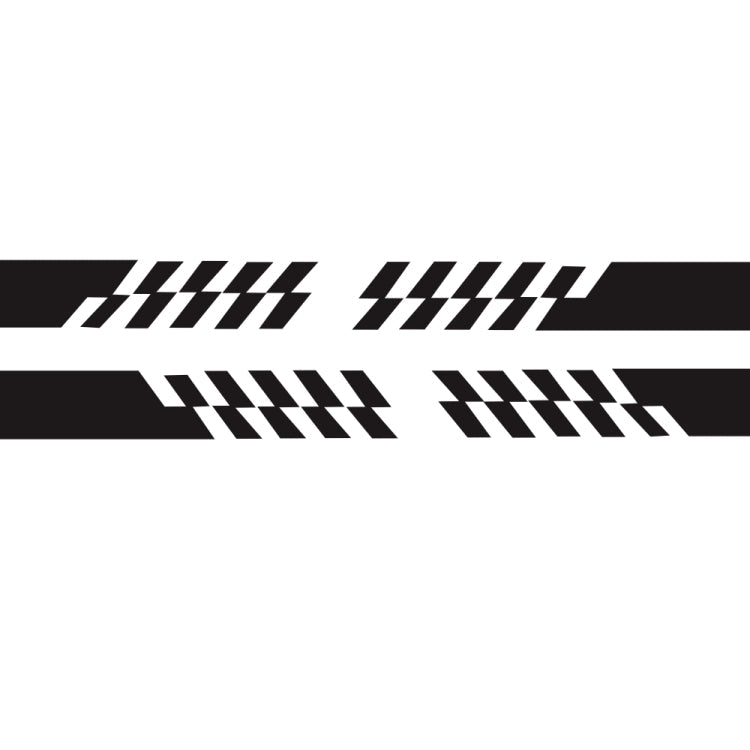 2 PCS/Set D-487 Stripe Pattern Car Modified Decorative Sticker, D-487