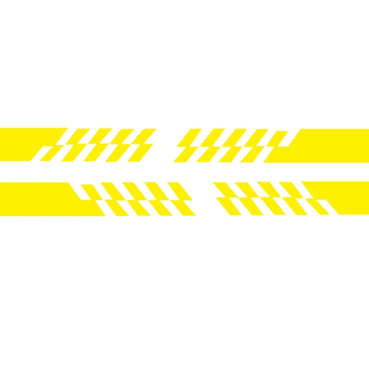2 PCS/Set D-487 Stripe Pattern Car Modified Decorative Sticker, D-487