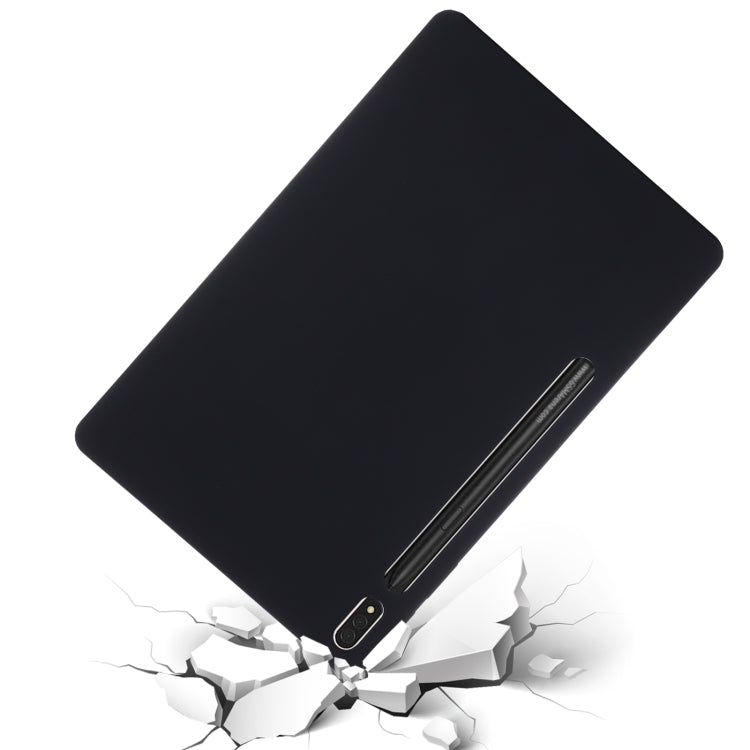 Pure Color Liquid Silicone Shockproof Full Coverage Tablet Case, For Samsung Galaxy Tab S8+/Tab S7+/Tab S7 FE