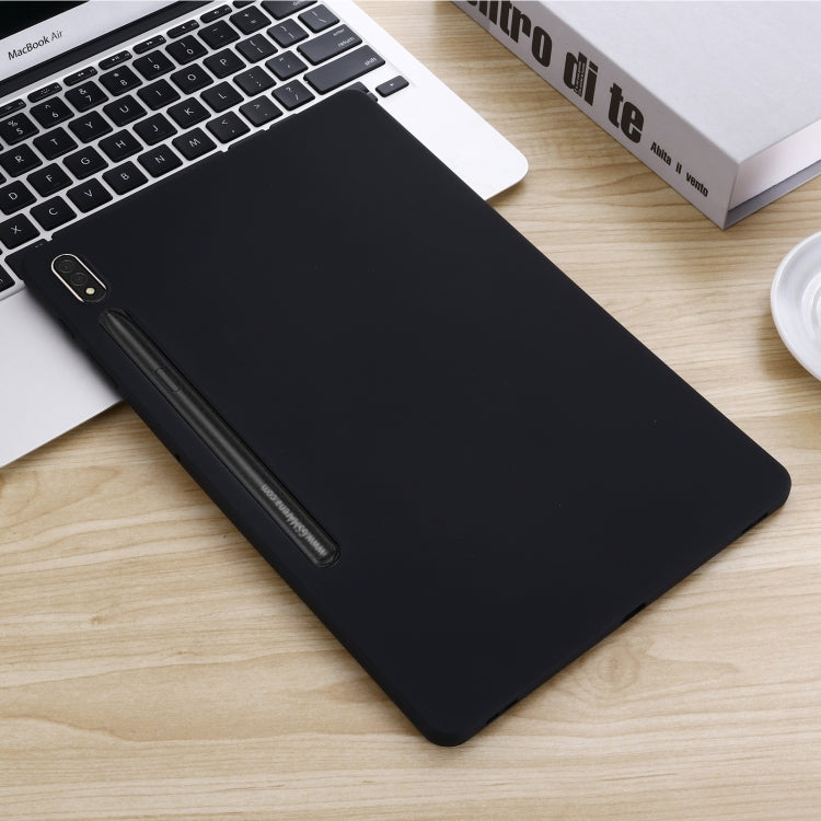 Pure Color Liquid Silicone Shockproof Full Coverage Tablet Case, For Samsung Galaxy Tab S8+/Tab S7+/Tab S7 FE