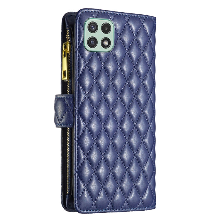 Diamond Lattice Zipper Wallet Leather Flip Phone Case, For Samsung Galaxy A22 5G, For Samsung Galaxy A23 4G, For Samsung Galaxy A31, For Samsung Galaxy A32 4G