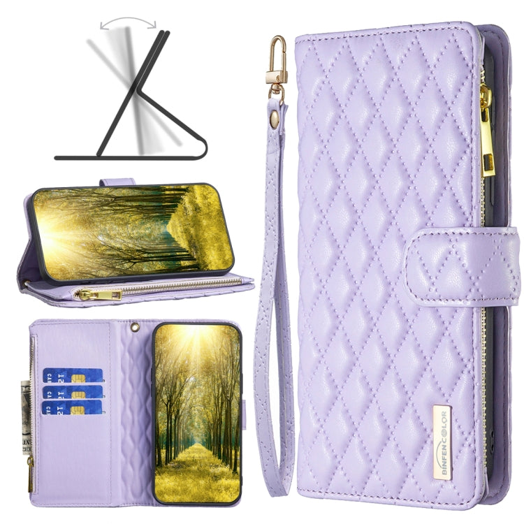 Diamond Lattice Zipper Wallet Leather Flip Phone Case, For Samsung Galaxy A22 5G, For Samsung Galaxy A23 4G, For Samsung Galaxy A31, For Samsung Galaxy A32 4G