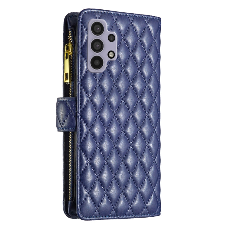 Diamond Lattice Zipper Wallet Leather Flip Phone Case, For Samsung Galaxy A32 5G, For Samsung Galaxy A33 5G, For Samsung Galaxy A41, For Samsung Galaxy A42 5G