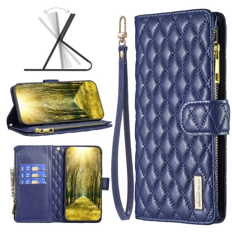 Diamond Lattice Zipper Wallet Leather Flip Phone Case, For Samsung Galaxy A32 5G, For Samsung Galaxy A33 5G, For Samsung Galaxy A41, For Samsung Galaxy A42 5G