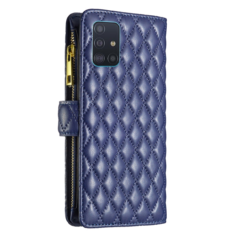 Diamond Lattice Zipper Wallet Leather Flip Phone Case, For Samsung Galaxy A51 4G, For Samsung Galaxy A52 4G / 5G / A52S 5G, For Samsung Galaxy A53 5G, For Samsung Galaxy A71 4G