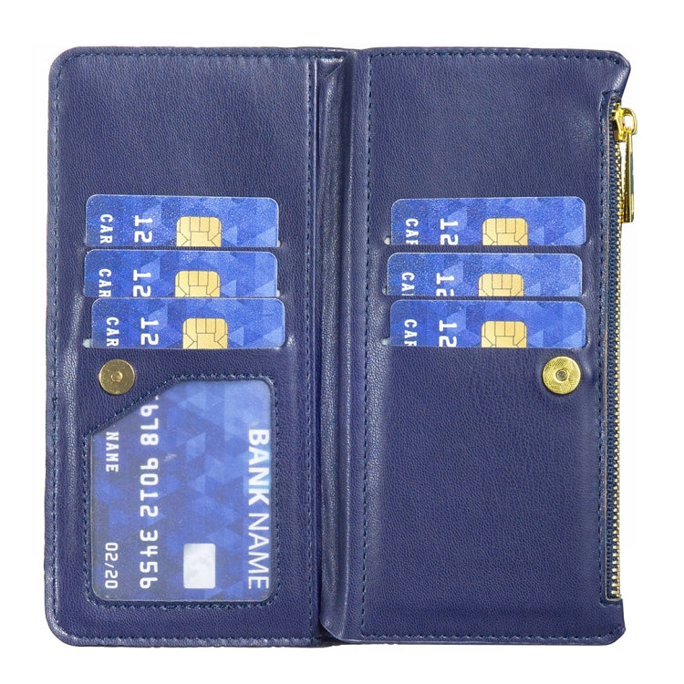Diamond Lattice Zipper Wallet Leather Flip Phone Case, For Samsung Galaxy A51 4G, For Samsung Galaxy A52 4G / 5G / A52S 5G, For Samsung Galaxy A53 5G, For Samsung Galaxy A71 4G