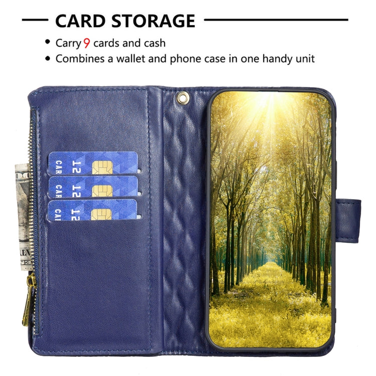 Diamond Lattice Zipper Wallet Leather Flip Phone Case, For Samsung Galaxy A51 4G, For Samsung Galaxy A52 4G / 5G / A52S 5G, For Samsung Galaxy A53 5G, For Samsung Galaxy A71 4G