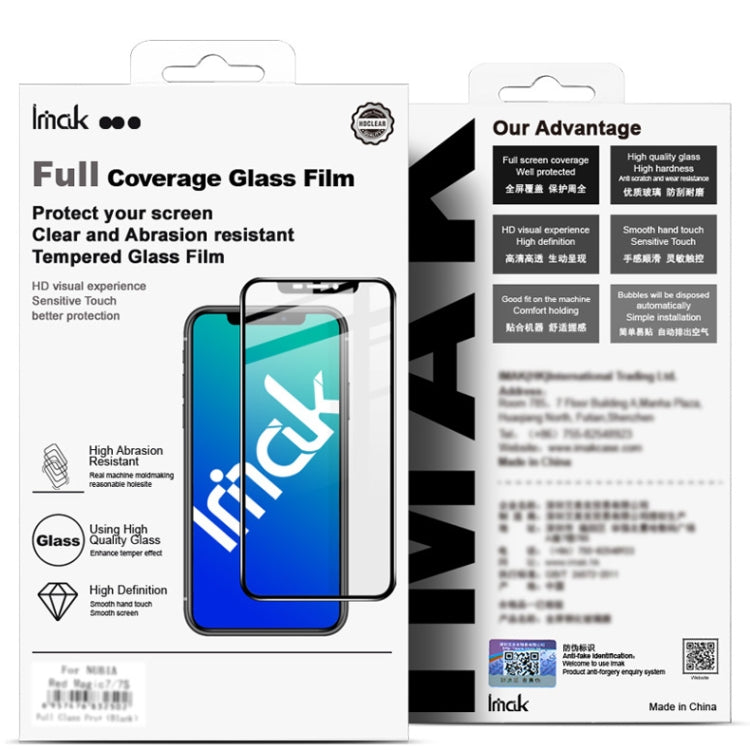imak 9H Surface Hardness Full Screen Tempered Glass Film Pro+ Series, For Honor X8 2022, For Honor Play 30 Plus 5G/X7, For OPPO Realme 8i, For vivo S15 5G, For vivo S15e 5G, For OnePlus Ace Racing 5G