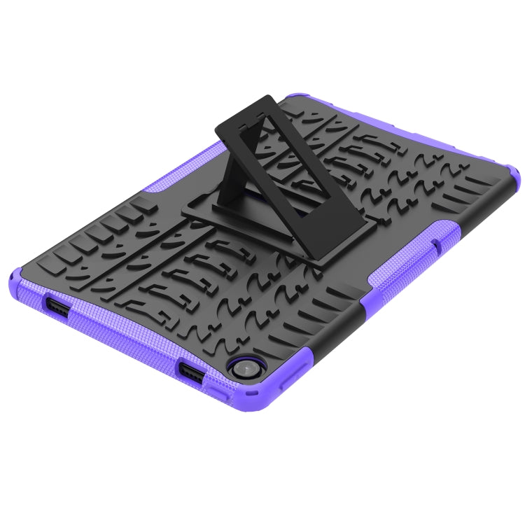 Tire Texture TPU+PC Shockproof Case with Holder, For Lenovo Tab M10 Plus 10.6 3rd Gen 2022