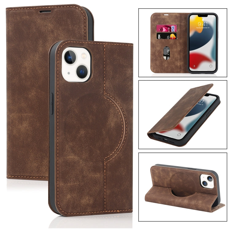 Wireless Charging Magsafe Leather Phone Case, For iPhone 13 Pro Max, For iPhone 13 Pro, For iPhone 13, For iPhone 12 Pro Max