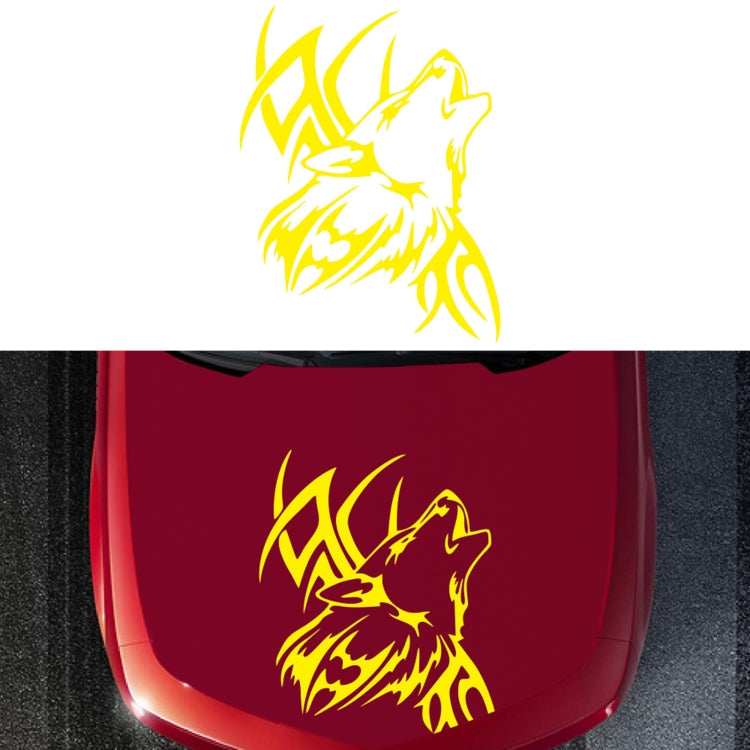D-967 Wolf Tribe Pattern Car Modified Decorative Sticker, D-967