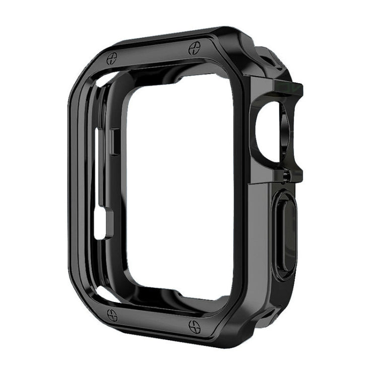 TPU Frame Watch Case, For Apple Watch Series 9 / 8 / 7 41mm, For Apple Watch Series 9 / 8 / 7 45mm, For Apple Watch Series 6 & SE & 5 & 4 44mm, For Apple Watch Series 6 & SE & 5 & 4 40mm, For Apple Watch Series 3 & 2 & 1 42mm