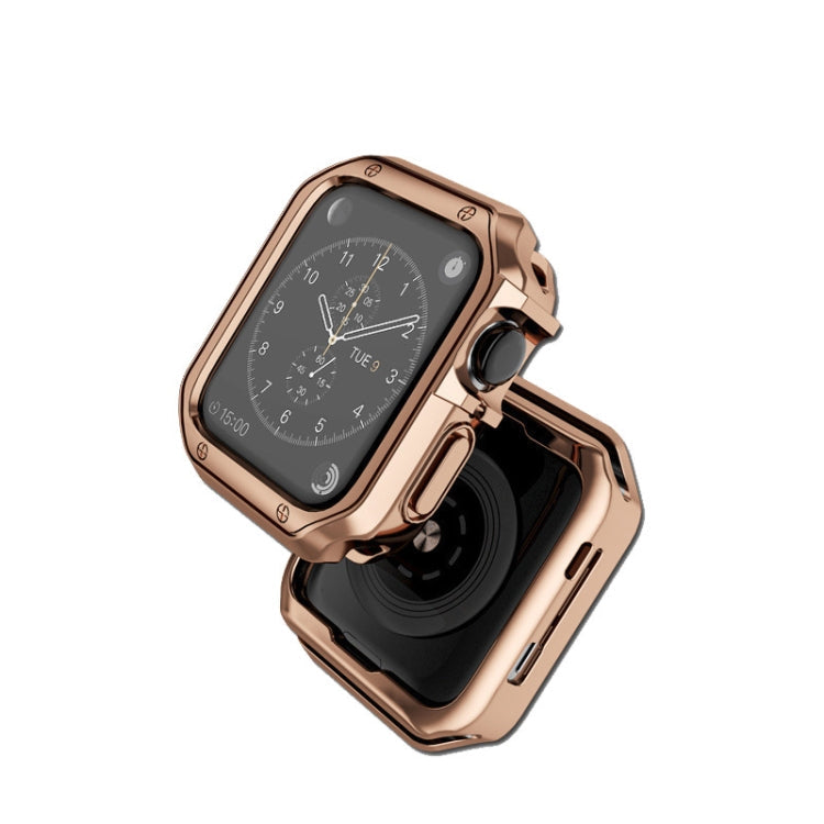 TPU Frame Watch Case, For Apple Watch Series 9 / 8 / 7 41mm, For Apple Watch Series 9 / 8 / 7 45mm, For Apple Watch Series 6 & SE & 5 & 4 44mm, For Apple Watch Series 6 & SE & 5 & 4 40mm, For Apple Watch Series 3 & 2 & 1 42mm