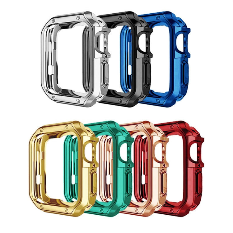 TPU Frame Watch Case, For Apple Watch Series 9 / 8 / 7 41mm, For Apple Watch Series 9 / 8 / 7 45mm, For Apple Watch Series 6 & SE & 5 & 4 44mm, For Apple Watch Series 6 & SE & 5 & 4 40mm, For Apple Watch Series 3 & 2 & 1 42mm