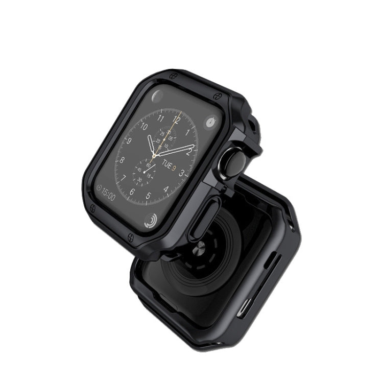 TPU Frame Watch Case, For Apple Watch Series 9 / 8 / 7 41mm, For Apple Watch Series 9 / 8 / 7 45mm, For Apple Watch Series 6 & SE & 5 & 4 44mm, For Apple Watch Series 6 & SE & 5 & 4 40mm, For Apple Watch Series 3 & 2 & 1 42mm