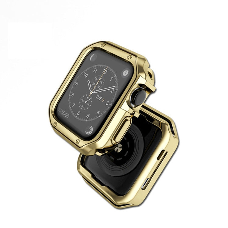 TPU Frame Watch Case, For Apple Watch Series 9 / 8 / 7 41mm, For Apple Watch Series 9 / 8 / 7 45mm, For Apple Watch Series 6 & SE & 5 & 4 44mm, For Apple Watch Series 6 & SE & 5 & 4 40mm, For Apple Watch Series 3 & 2 & 1 42mm