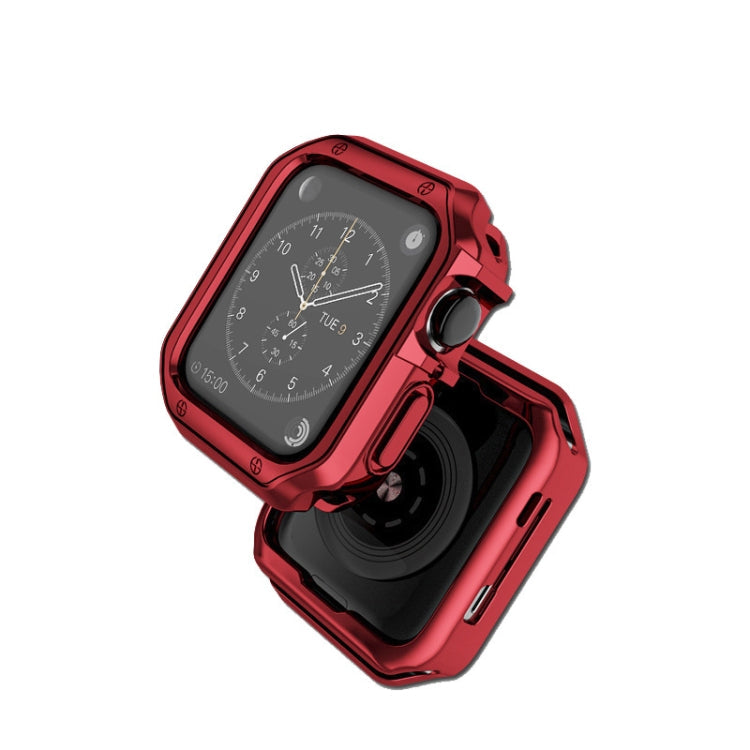 TPU Frame Watch Case, For Apple Watch Series 9 / 8 / 7 41mm, For Apple Watch Series 9 / 8 / 7 45mm, For Apple Watch Series 6 & SE & 5 & 4 44mm, For Apple Watch Series 6 & SE & 5 & 4 40mm, For Apple Watch Series 3 & 2 & 1 42mm
