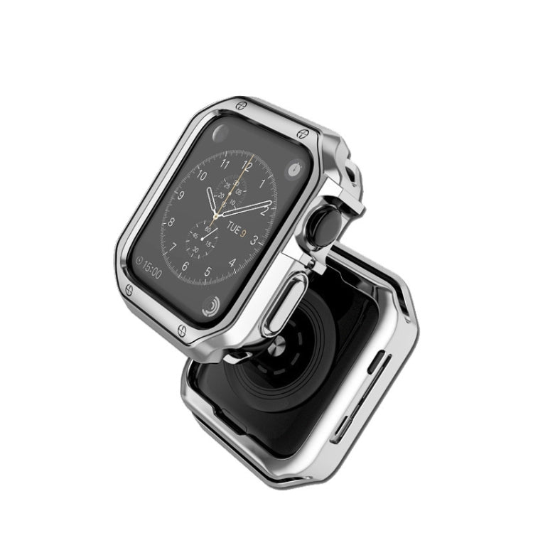 TPU Frame Watch Case, For Apple Watch Series 9 / 8 / 7 41mm, For Apple Watch Series 9 / 8 / 7 45mm, For Apple Watch Series 6 & SE & 5 & 4 44mm, For Apple Watch Series 6 & SE & 5 & 4 40mm, For Apple Watch Series 3 & 2 & 1 42mm