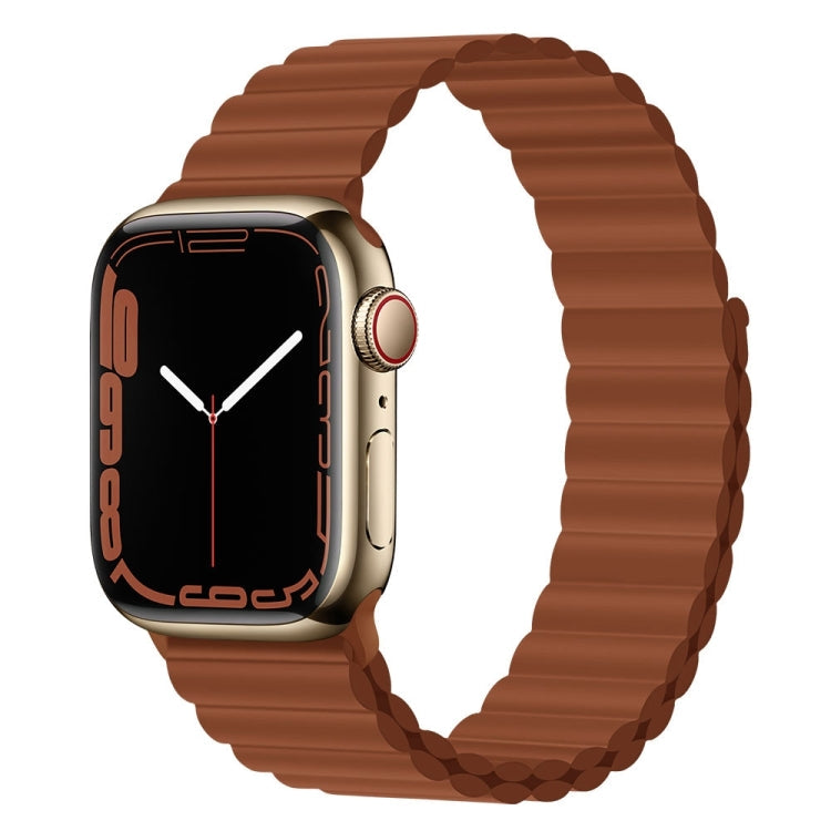 Silicone Magnet Watch Band For Apple Watch Series, 7 41mm / 6&SE&5&4 40mm / 3&2&1 38mm