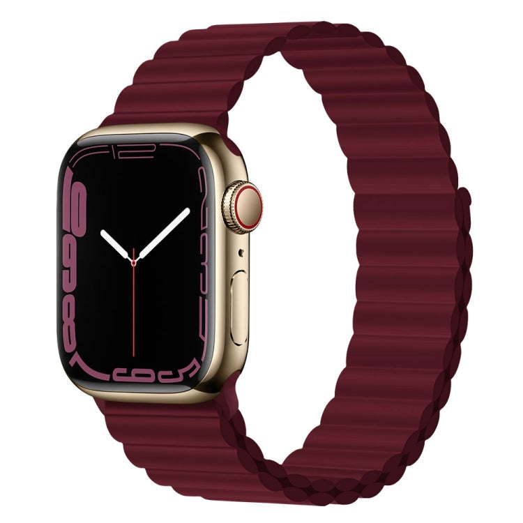 Silicone Magnet Watch Band For Apple Watch Series, 7 41mm / 6&SE&5&4 40mm / 3&2&1 38mm