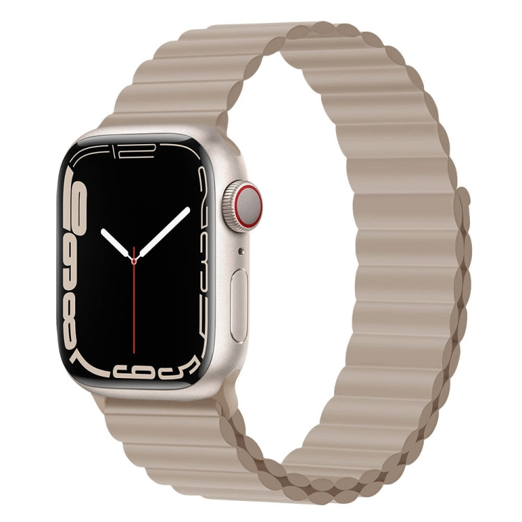 Silicone Magnet Watch Band For Apple Watch Series, 7 41mm / 6&SE&5&4 40mm / 3&2&1 38mm