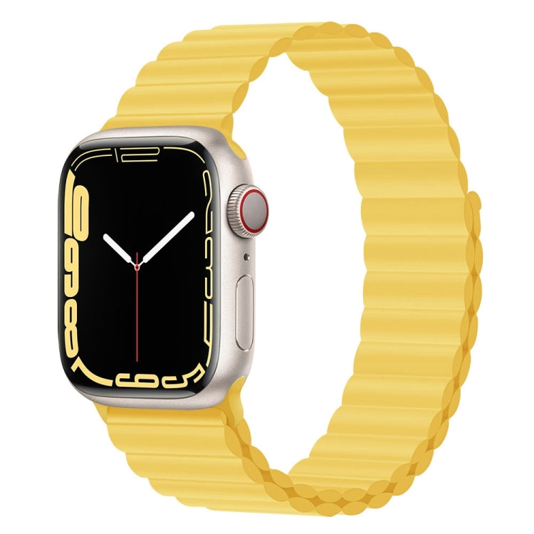 Silicone Magnet Watch Band For Apple Watch Series, 7 41mm / 6&SE&5&4 40mm / 3&2&1 38mm