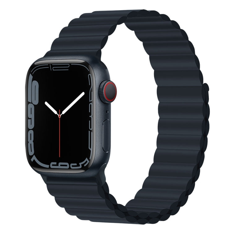 Silicone Magnet Watch Band For Apple Watch Series, 7 41mm / 6&SE&5&4 40mm / 3&2&1 38mm