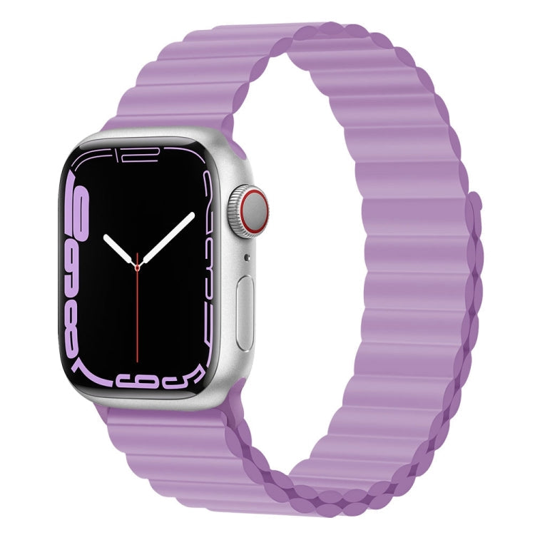 Silicone Magnet Watch Band For Apple Watch Series, 7 41mm / 6&SE&5&4 40mm / 3&2&1 38mm
