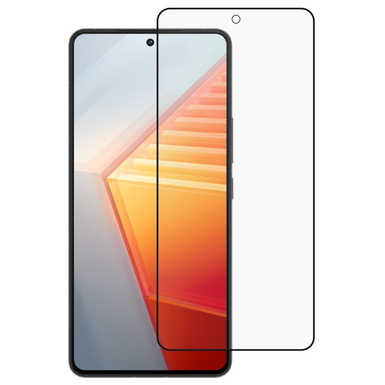 Full Glue Full Screen Tempered Glass Film, For vivo iQOO 10