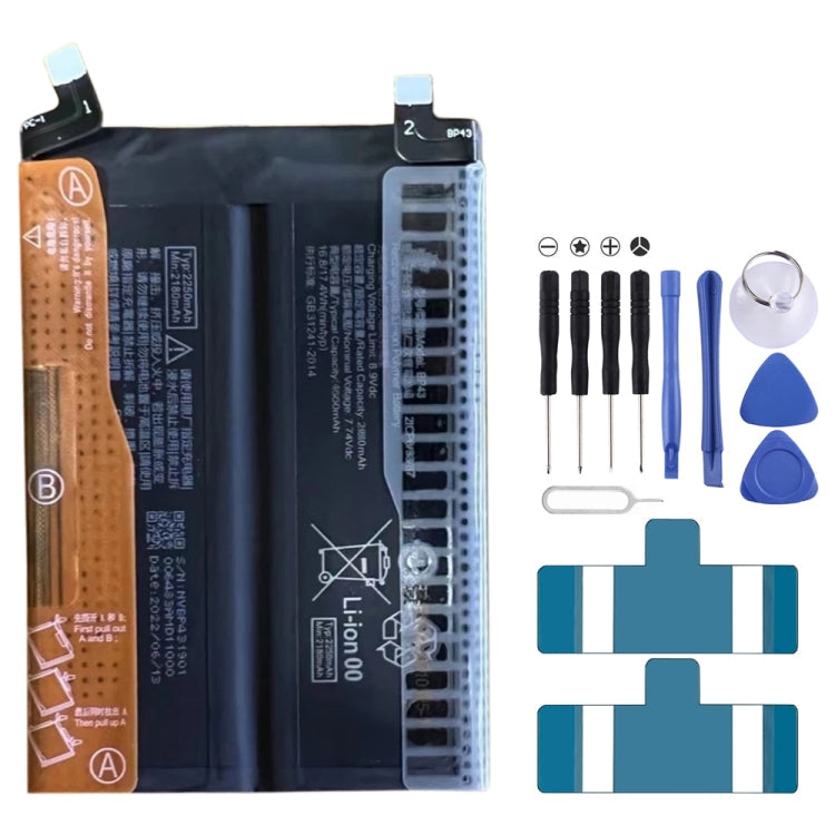 BN53 4820 mAh Li-Polymer Battery Replacement For Xiaomi Redmi Note 9 Pro 5G, BM37, BN51, BM52, BM4M, BM4Q, BN56, BM55, BN53, BN62, BM54, BM4X, BM4Y, BM57, BN59, BP42, 38, BP44, BM5A, BP47, BN66, BM58, BP43, BN57, BS01FA
