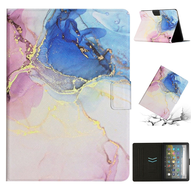 Marble Pattern Smart Leather Tablet Case, For Amazon Kindle HD 8 2020, For Amazon Kindle HD 10 2015, For Amazon Kindle HD 10 2021, For Samsung Galaxy Tab A8