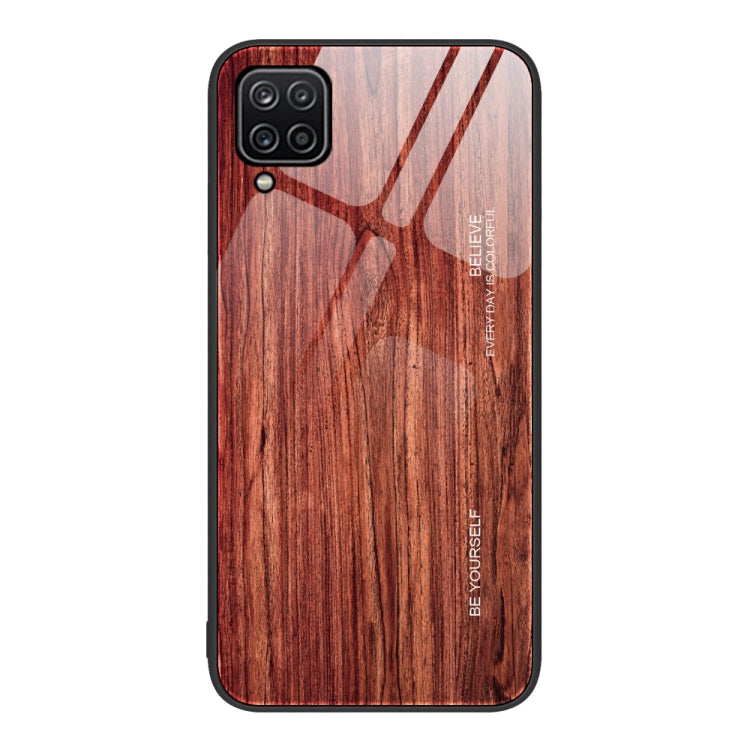 Wood Grain Glass Protective Phone Case, For Samsung Galaxy A12 5G, For Samsung Galaxy A52, For Samsung Galaxy A53, For Samsung Galaxy M32