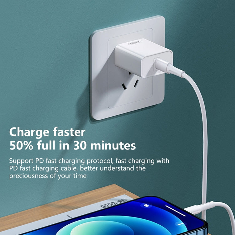 REMAX RP-U70 Jane Series 20W USB-C/Type-C PD Fast Charger, CN Plug, UK Plug, US Plug