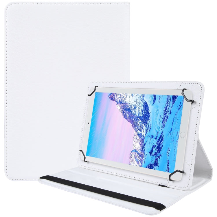 360 Degree Rotation Litchi Texture Flip Leather Tablet Case, For 10 inch Tablet