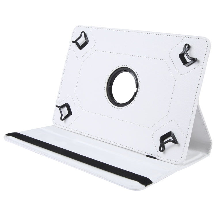 360 Degree Rotation Litchi Texture Flip Leather Tablet Case, For 10 inch Tablet