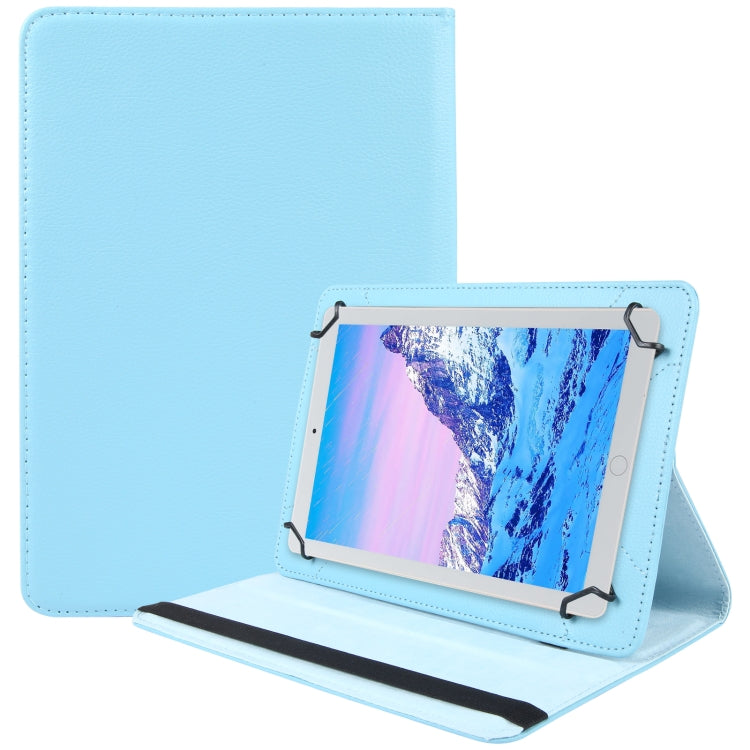 360 Degree Rotation Litchi Texture Flip Leather Tablet Case, For 10 inch Tablet