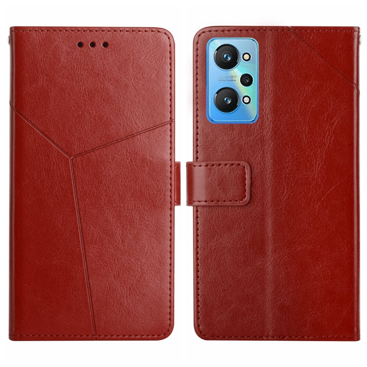 HT01 Y-shaped Pattern Flip Leather Phone Case, For Honor 70, For Realme GT Neo2, For Realme GT Neo 3