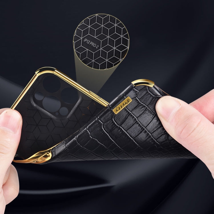 6D Electroplating Crocodile Texture Phone Case With Holder, For Samsung Galaxy A13 5G, For Samsung Galaxy A23 5G, For Samsung Galaxy A53, For Samsung Galaxy M52 5G