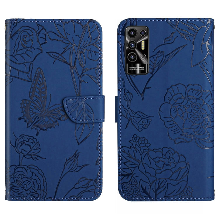 HT03 Skin Feel Butterfly Embossed Flip Leather Phone Case, For Tecno Camon 19 4G, For Tecno Camon 19 Pro 4G, For Tecno Pova 2, For Tecno Spark 8