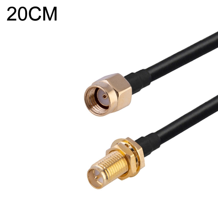 RG174 RF Coaxial Adapter Cable, Length: 20cm, 20cm RP-SMA Male to RP-SMA Female, 20cm RP-SMA Male to RP-SMA Male, 20cm RP-SMA Male to SMA Female, 20cm RP-SMA Male to SMA Male, 20cm SMA Male to SMA Female, 20cm SMA Male to RP-SMA Female                 ...