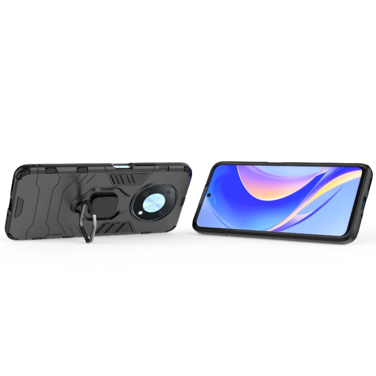Shockproof PC + TPU Protective Case with Magnetic Ring Holder, For Huawei nova Y90/Enjoy 50 Pro, For Honor X40i