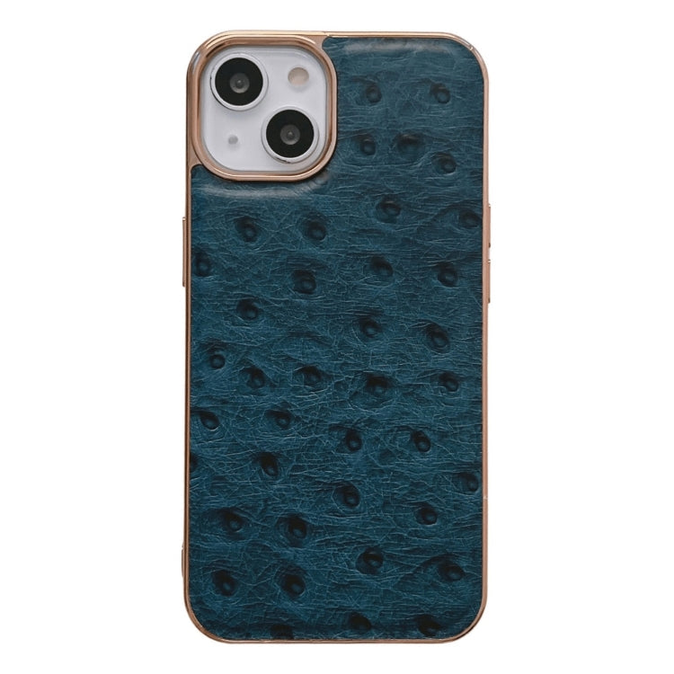 Genuine Leather Ostrich Texture Nano Case, For iPhone 14