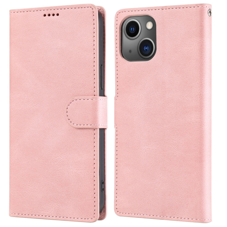 Fantasy Classic Skin-feel Calfskin Texture Leather Case, For iPhone 14, For iPhone 14 Plus, For iPhone 14 Pro, For iPhone 14 Pro Max