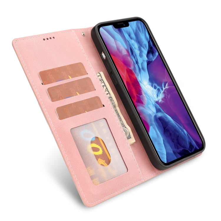 Fantasy Classic Skin-feel Calfskin Texture Leather Case, For iPhone 14, For iPhone 14 Plus, For iPhone 14 Pro, For iPhone 14 Pro Max