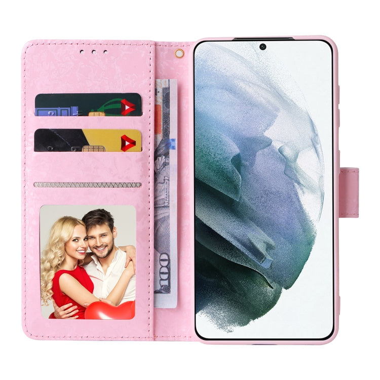 Bronzing Painting RFID Leather Case, For Samsung Galaxy S21 Plus, For Samsung Galaxy S21 FE 5G, For Samsung Galaxy S21 5G, For Samsung Galaxy S20 Ultra