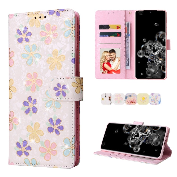 Bronzing Painting RFID Leather Case, For Samsung Galaxy S21 Plus, For Samsung Galaxy S21 FE 5G, For Samsung Galaxy S21 5G, For Samsung Galaxy S20 Ultra