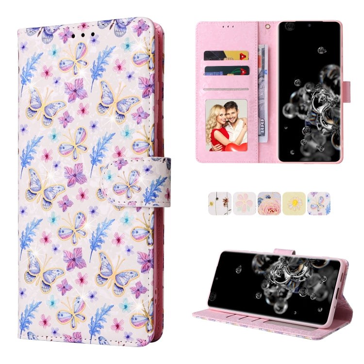Bronzing Painting RFID Leather Case, For Samsung Galaxy S21 Plus, For Samsung Galaxy S21 FE 5G, For Samsung Galaxy S21 5G, For Samsung Galaxy S20 Ultra